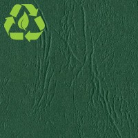 Recycled green leatherette paper