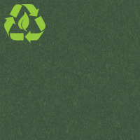 Recycled green smooth paper